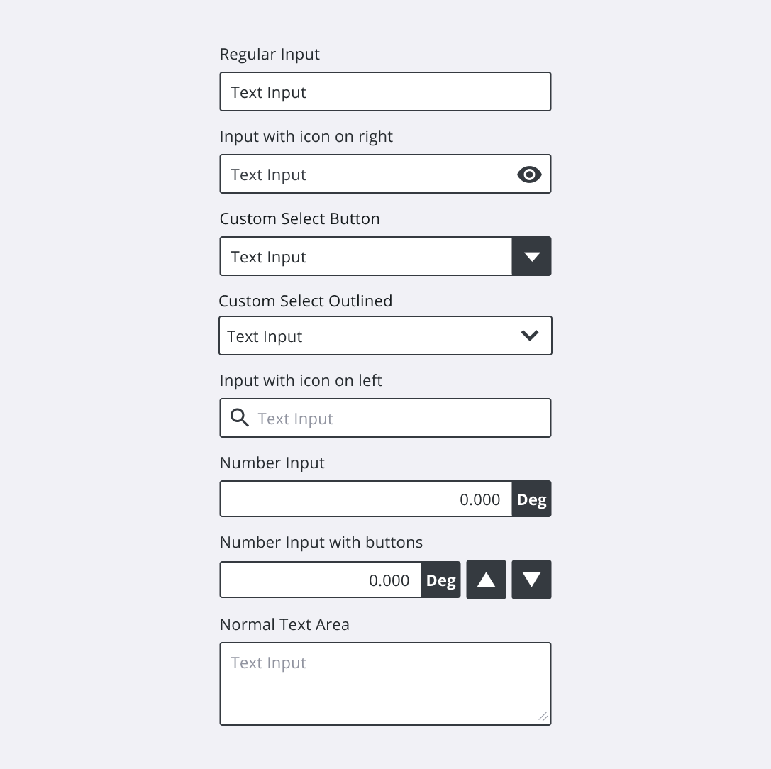 inputs example